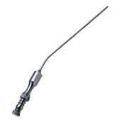 Frazier Aspirating Cannula, Angled 30 Degrees, 8Fr, Overall Length 4.9" (125mm) 