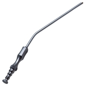 Frazier Suction Tube Angular 12 French With Working Length Of 4 1/4" (10.8cm) And Overall Length Of 7" (17.8cm)  