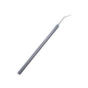 Fukasaku Lasik Spatula 1mm With Round And Serrated Handle, 10mm From Tip To Bend, And An Overall Length Of 4 3/4"" (120mm) 