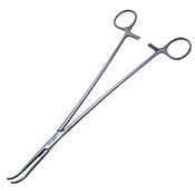 Gemini Forcep Strong Curved Overall Length 11" (280mm) Delicate Serrated Jaws 