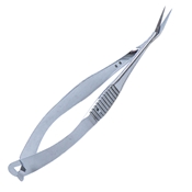 Gills-Welsh Angled Forward Vannas Micro Scissors 