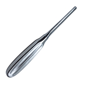 GoldmDisplacer Septum Elevator, 6mm Gently Tapered Blade, Overall Length 7-1/2" (190mm) 