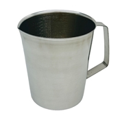 64 Oz Graduated Measure, Easy Grip Handle, Large Smooth Pouring Spout, Dimensions 5-1/2" x 6-1/2" 