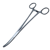 Heaney Hysterectomy Forceps, Curved, Overall Length 8-1/4" (210mm) 