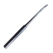 Hibbs Chisel, Curved, 1/4" (6mm) Wide Head, Hexagonal Handle, Overall Length 9-1/2" (240mm) 