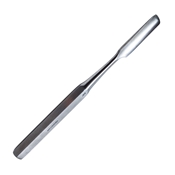 Hibbs Gouge, 16mm Wide, Straight, Hexagonal Handle, Overall Length 9-1/2" (240mm) 