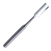 Hibbs Gouge, 28mm Wide, Straight, Hexagonal Handle, Overall Length 9-1/2" (240mm) 