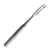 Hibbs Gouge, 16mm Wide, Curved, Hexagonal Handle, Overall Length 9-1/2" (240mm) 