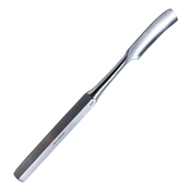 Hibbs Gouge, 19mm Wide, Curved, Hexagonal Handle, Overall Length 9-1/2" (240mm) 