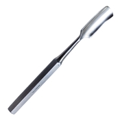 Hibbs Gouge, 25mm Wide, Curved, Hexagonal Handle, Overall Length 9-1/2" (240mm) 