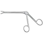 Cushing Intervertebral Discectomy Rongeurs, Angled Down 45 Degrees, 2mm x 10mm Jaws, Working Length 5" (127mm) 