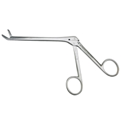 Cushing Intervertebral Discectomy Rongeurs, Angled Up 45 Degrees, 2mm x 10mm Jaws, Working Length 5" (127mm) 