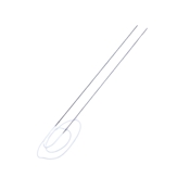 Jackson Lacrimal Intubation Set, Single Use Item, Malleable Stainless Steel, Polished Finish, Blunt Tip, Set Consisting Of Two 20ga Thin Wall Jackson Probes, 155mm (6 1/10") Long, 300mm (11 4/5") Of Silicone Tubing Fastened Onto Probe, Overall Length 24" (610mm) 