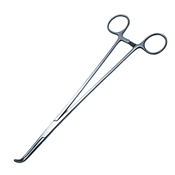 Kantrowitz Vascular Forceps, 2mm Wide Serrated Jaw, 9 1/4" Overall Length 