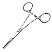 Kelly Hemostatic Forcep Straight Overall Length 5 1/2" (140mm) 