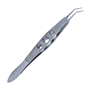 Kelman-McPherson Angled Tying Forcep On A Three Hole Handle 7.5mm Tying Platforms Overall Length Of 4 1/8" (105mm) 