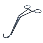 Lambert Kay Aorta Clamp 1 3/4" Curved Jaw Length, Depth 3/4" With Overall Length of 8" (20.3cm)  