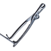 Lambotte Bone Holding Forcep With Swivel Head And Adjustable Jaw With Click Rachet Overall Length 10 1/2" (267mm) 