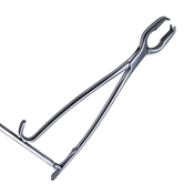 Lane Bone Holding Forcep Straight Jaws With Ratchet With Overall Length 13" (330mm) Light Model 