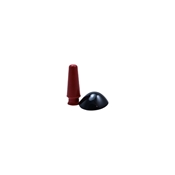 Large Black Bilateral Plastic Autoclavable Eye Shield With Rubber Suction Cup (28.5 x 25.5mm) 