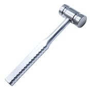 MSI Precision Medium Stainless Steel Mallet With Cylinder Shaped Head With Two Round Grooves 