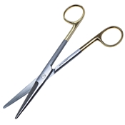 Mayo Dissecting Scissor Straight Overall Length 6 3/4" (171mm) With Tungsten Carbide Inserts 