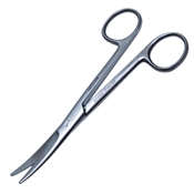 Mayo Scissors Curved Overall Length 5" (127mm) 