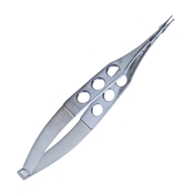 Mcpherson Needle Holder Straight Without  Lock Delicate Jaws on 3- Hole Handle, Overall Length 4 1/2" (114mm) 