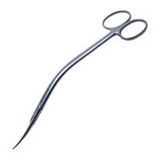 Miller Operating Rectal Scissors S-Shaped With Bayonet Design, Serrated Blades, Blunt Tips, And Overall Length Of 7" (18cm)  