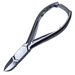 Nail Nipper Stainless Steel Concave Blade Overall Length 5 /12" (14cm) V Spring With Flip Lock  - 296312J