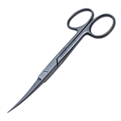 Operating Scissors Sharp Sharp Cuved Overall Length 4 1/2" (115mm) 