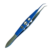 Precision Blue And Gold Titanium McPherson Angled Tying Forcep 