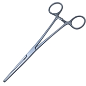 Rochester Carmalt Artery Forceps Straight With Longitudinal Serrated Jaws Overall Length 8" (203mm) 