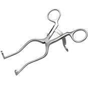 Scalp Contour Retractor 5 1/4"  (133mm) 1x1 Prongs Blunt  