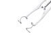 Schapira Speculum Adult, Adjustable With 15mm Round Open Blades, Overall Length 2" (52mm) - 29206M