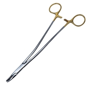 Stratte Needle Holder With Tungsten Carbide Jaws Curved Up Overall Length 9" (229mm) 