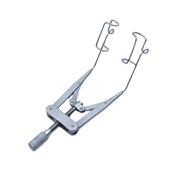 Tanna-Lieberman Adjustable Speculum 15mm Straight Wire Blades with Traction Suture Anchor Posts 