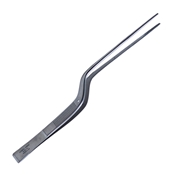 Taylor (Cushing) Bayonet Dressing Forceps 7" with Scraper End 