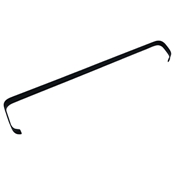 Tessier Soft Tissue Retractors Extra Small Figure "A", Black Anodized  6" (15.5cm) One end is 35 x 16mm; Other End is 30 x 12mm 