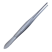 USA Tissue Forcep 1 x 2 teeth Straight Overall Length 5 1/2" ( 