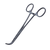 Vascular Forceps 6 1/4" (160mm) Fully Curved Serrated Jaw 