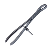 Verbrugge Bone Holding Forcep 11mm Wide Jaws With Long Ratchet 