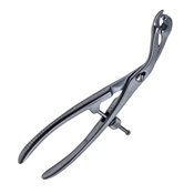 Verbrugge Bone Holding Forcep 5mm Wide Jaws With Short Ratchet 