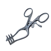 Weitlaner Baby Retractor 3x3 Blunt Prongs, Overall Length 4.1" (105mm) 