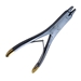 Wire Extraction Pliers Double Action Tungsten Carbide 2mm Wide Serrated Jaws Overall Length 7'' (178mm) - D6572