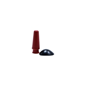 Eye Shield, X-Small, Black Plastic, Bilateral, Autoclavable, Rubber Suction Cup (23.5mm x 21.5mm) 