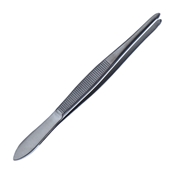 Ziegler Cilia Forceps, Rounded Pointed Tips, Smooth Platforms, Overall Length 3-1/2" (89mm) 